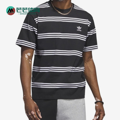 阿迪达斯男士透气短袖T恤