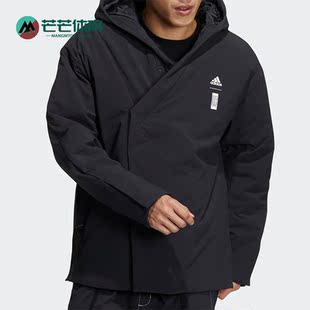 阿迪达斯正品 武极系列男子运动棉服 WUJI JKT HE7373 PAD Adidas