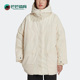 Adidas HK5249 女子运动宽松保暖棉服 阿迪达斯正品 三叶草PARKA