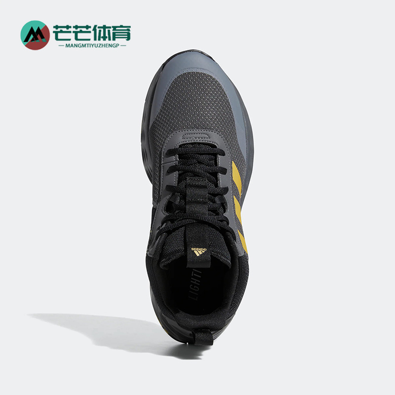 阿迪达斯男子秋低帮缓震篮球鞋