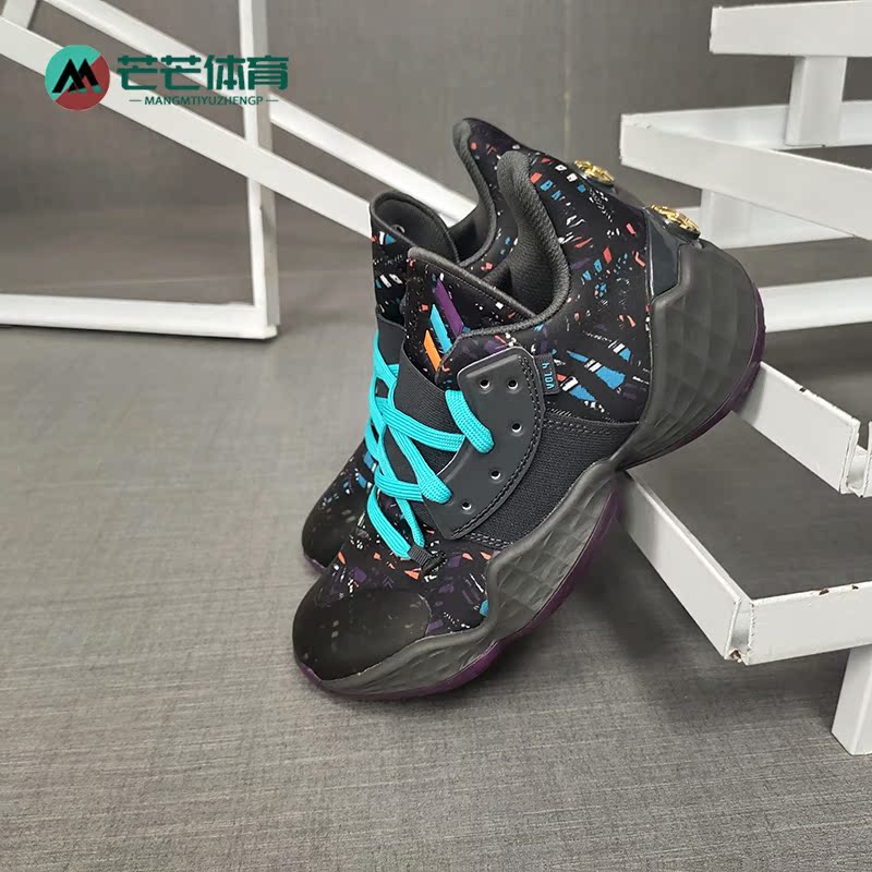 Adidas/阿迪达斯正品Harden Vol. 4 GCA哈登4代儿童篮球鞋 EF9943