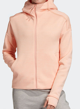 Adidas/阿迪达斯正品19秋季女子ZNE休闲运动连帽夹克外套 EK4323
