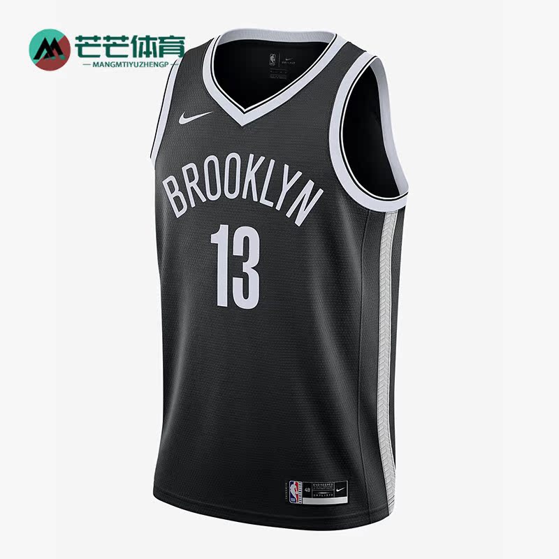 耐克正品篮网队欧文球衣运动t恤