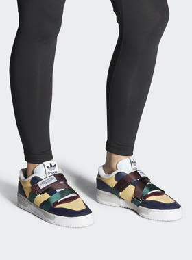 Adidas/阿迪达斯正品三叶草RIVALRY LOW W STRAP女子经典鞋FV4943