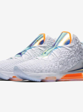 Nike/耐克正品LEBRON XVII LMTD EP詹姆斯17白橙男子篮球鞋CT3853