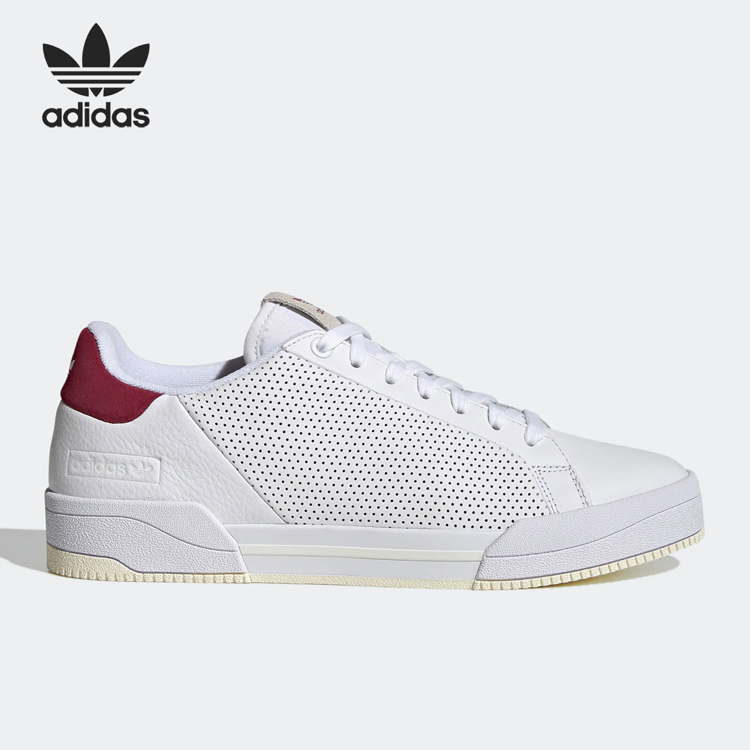 阿迪达斯男女运动网面透气板鞋