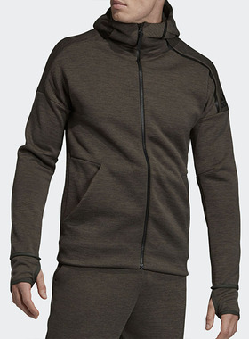 Adidas/阿迪达斯正品男夹克外套19新款连帽ZNE休闲运动服EB5233