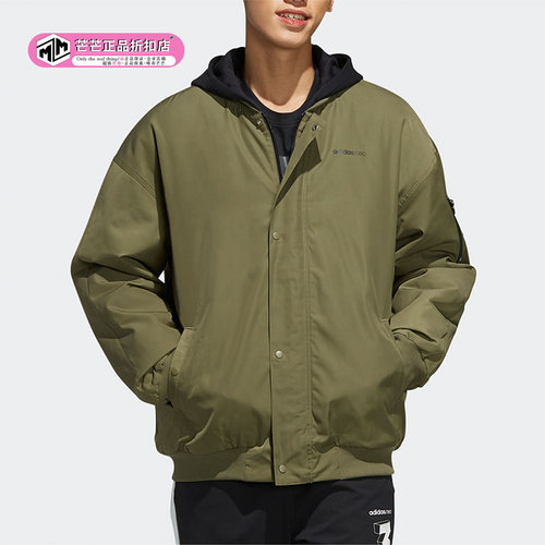 阿迪达斯保暖休闲男子棉服正品