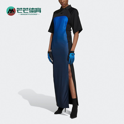 女侧开叉连衣裙Adidas/阿迪达斯