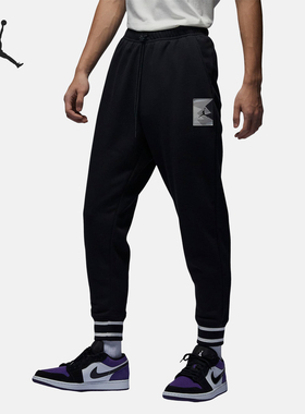 Nike/耐克正品Jordan新款男子加绒针织运动卫裤FD7859-010