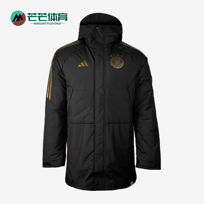 阿迪达斯男足球运动棉服