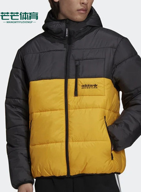 Adidas/阿迪达斯正品三叶草男子保暖双面穿棉服H13573