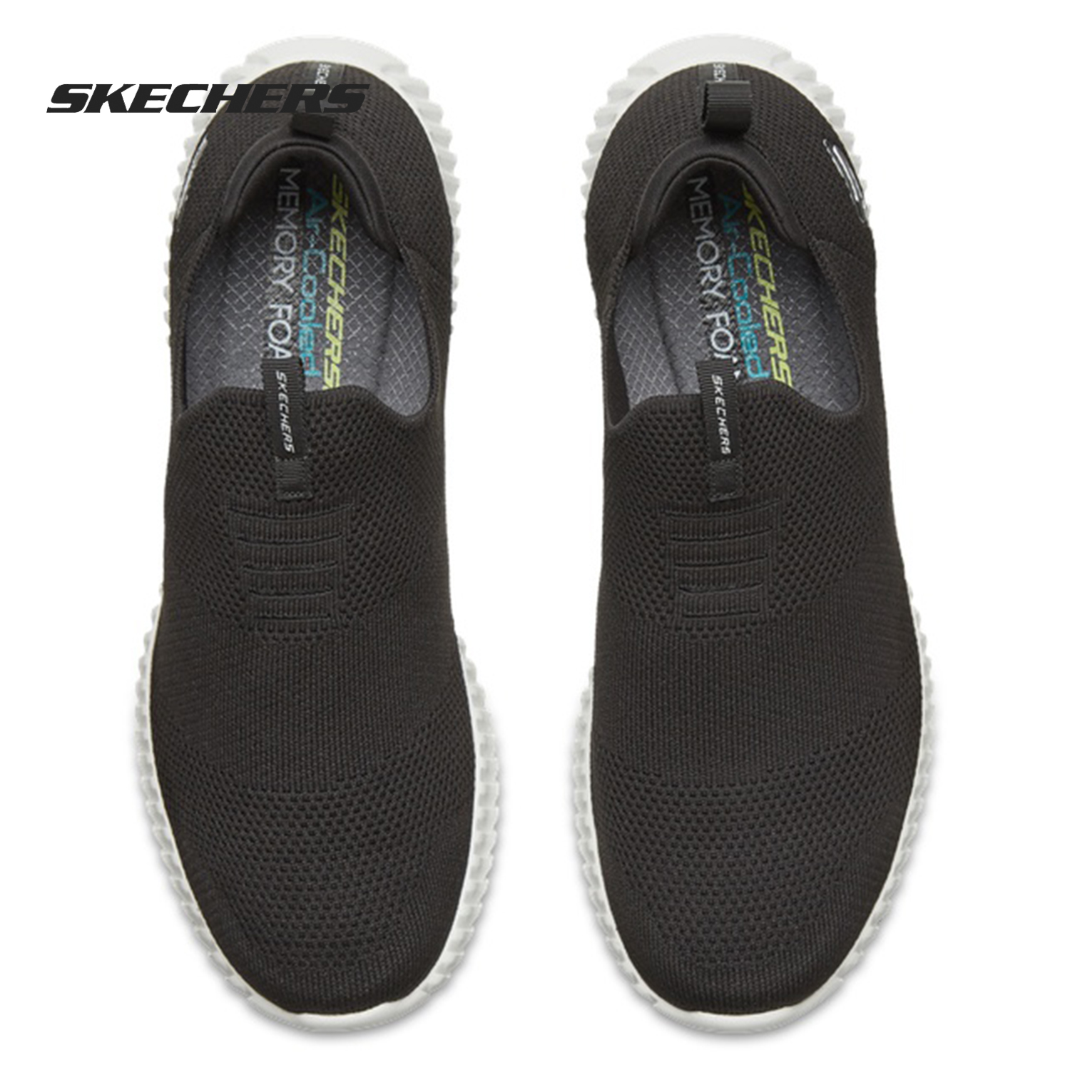 Skechers/斯凯奇正品男子新款时尚一脚套休闲鞋编织网布运动鞋
