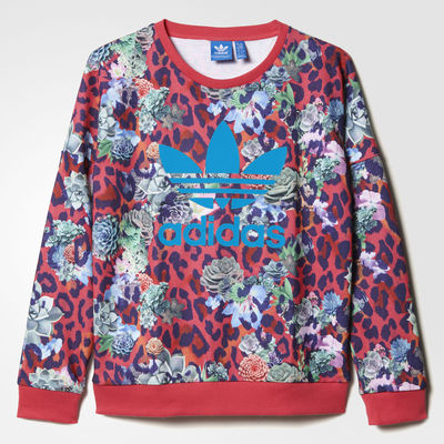 阿迪达斯运动大童休闲卫衣正品