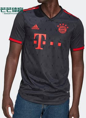 Adidas/阿迪达斯正品FCB 3 AU JSY 拜仁慕尼黑足球透气短袖H39910