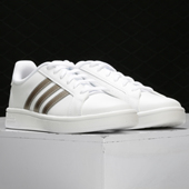 BASE女子运动休闲鞋 Adidas EE7874 GRAND COURT 阿迪达斯正品 新款