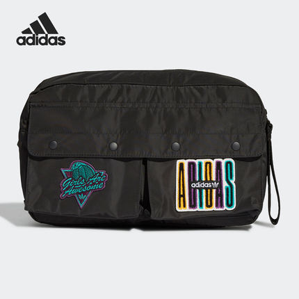 Adidas/阿迪达斯正品三叶草Girls Are Awesome男女运动腰包GU4314