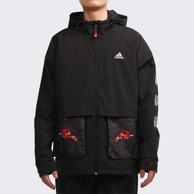 阿迪达斯年男运动休闲夹克外套