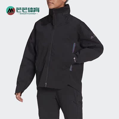 阿迪达斯女子户外宽松连帽夹克