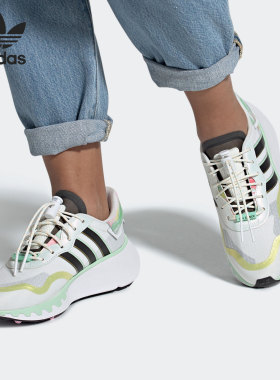 Adidas/阿迪达斯正品三叶草新款女子时尚休闲透气运动鞋FY6731