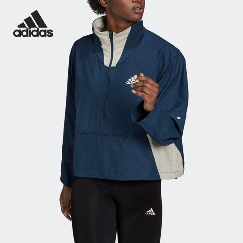 阿迪达斯.女跑步夹克