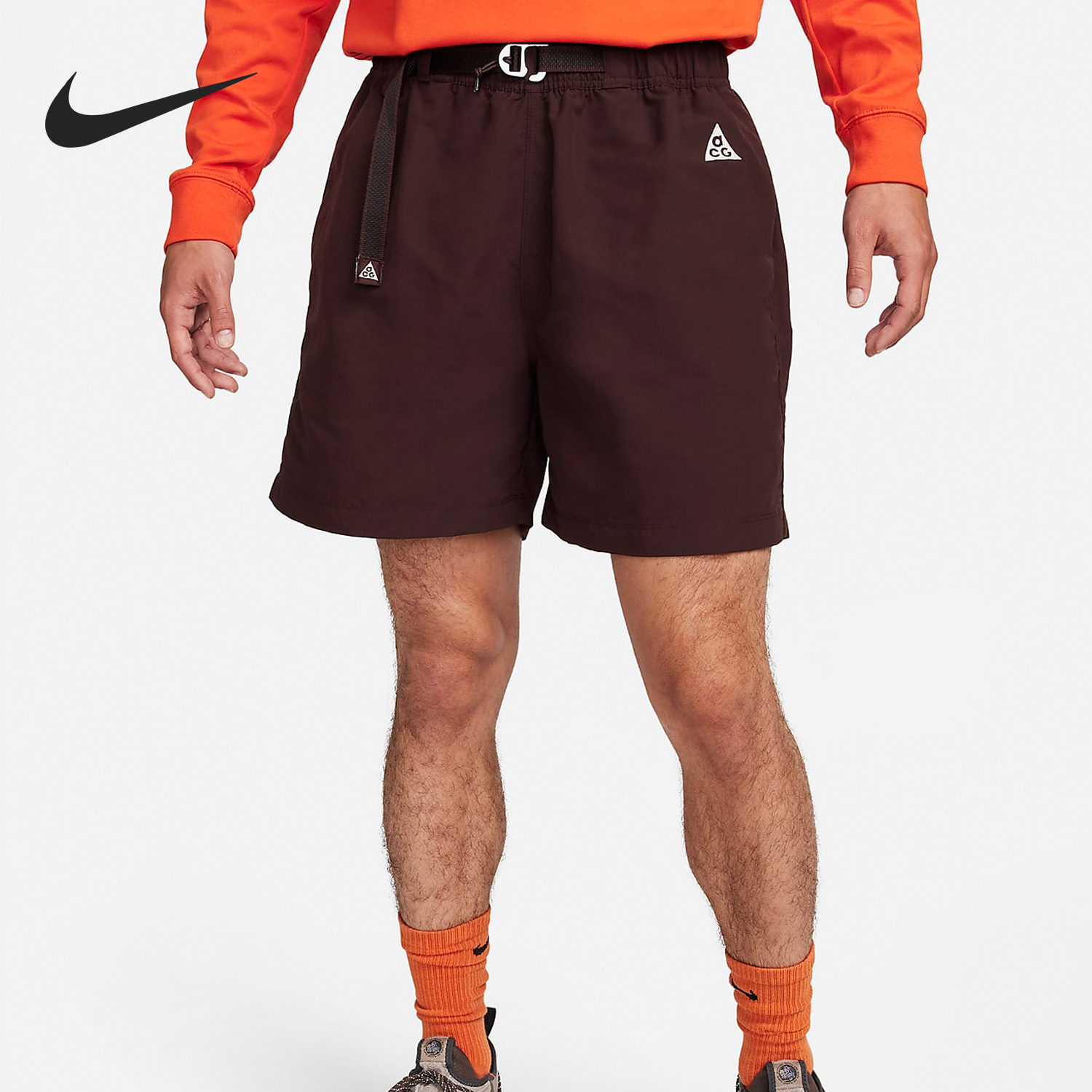 耐克夏季男子运动透气梭织短裤