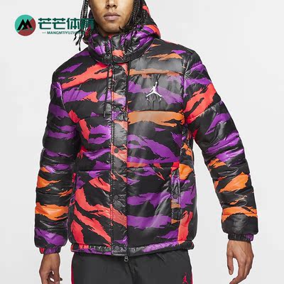 耐克男子连帽保暖运动棉服