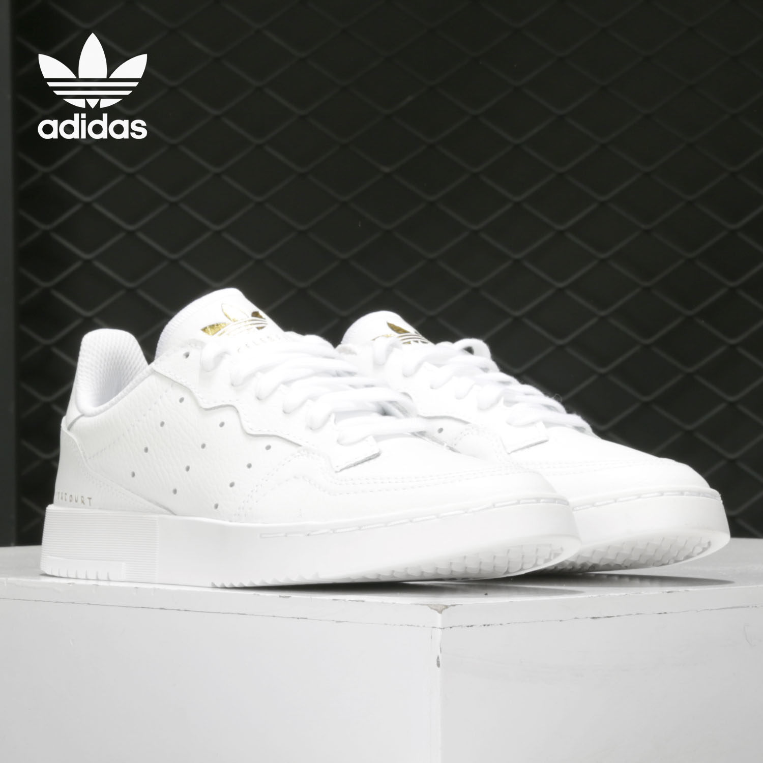 Adidas/阿迪达斯正品三叶草Supercourt 男女低帮休闲板鞋 FU9199,运动鞋new,板鞋,淘宝优惠券,粉丝福利购,淘宝优惠卷