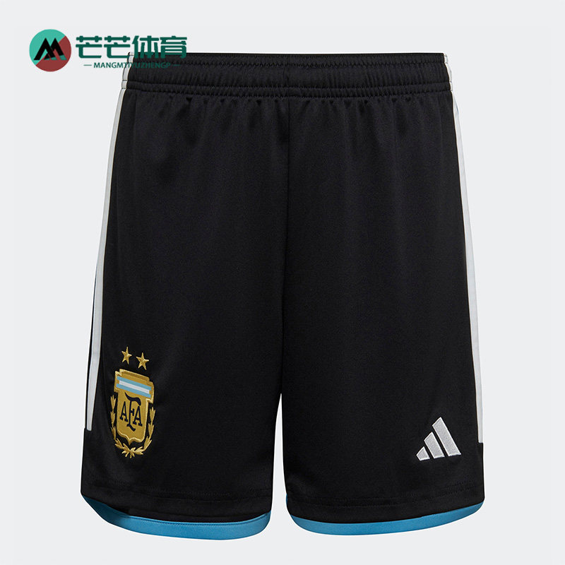 Adidas/阿迪达斯正品世界杯阿根廷队主场足球大童运动短裤 HF1494