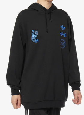 Adidas/阿迪达斯正品GRAPHIC HOODY男子休闲运动卫衣套头衫DP8574