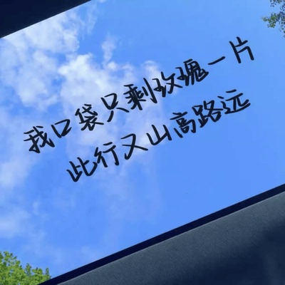 薛之谦我口袋只剩玫瑰汽车贴纸