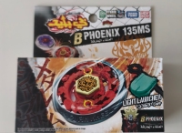 Takara Tomy Blast Beyblade BB59 Steel Shock BB Flame God Samurai Launcher