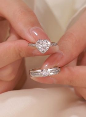 仿真结婚对戒一对婚礼道具情侣戒指婚戒假钻戒男女求婚交换仪式用