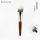 受受狼 打造通透自然妆容 双层羊毛 古韵系列Y102 点彩斜角修容刷