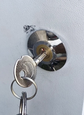 配电箱门锁MS401锁机柜锁工业电柜门锁专用锁芯圆锁钥匙抽屉锁