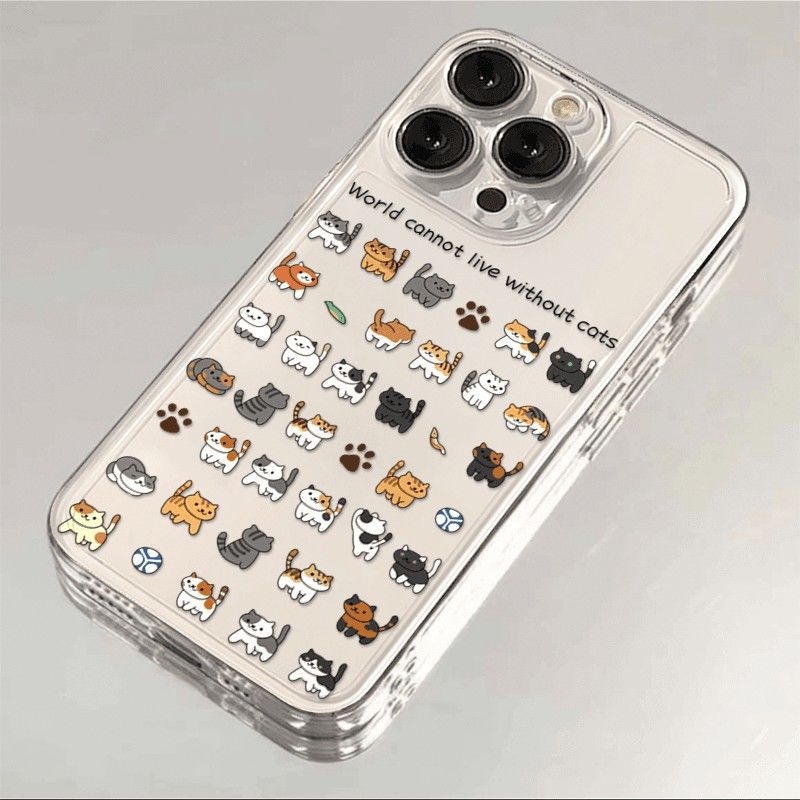对碰猫咪适用iPhone16ProMax苹果