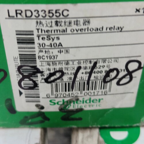 热过载继电器LRD3355C，30-40A，正 议价