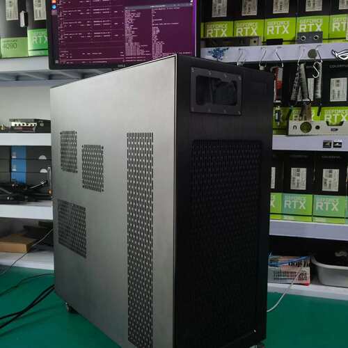 高端工作站主机，双路AMD EPYC 9755处理器，搭配4(议价）
