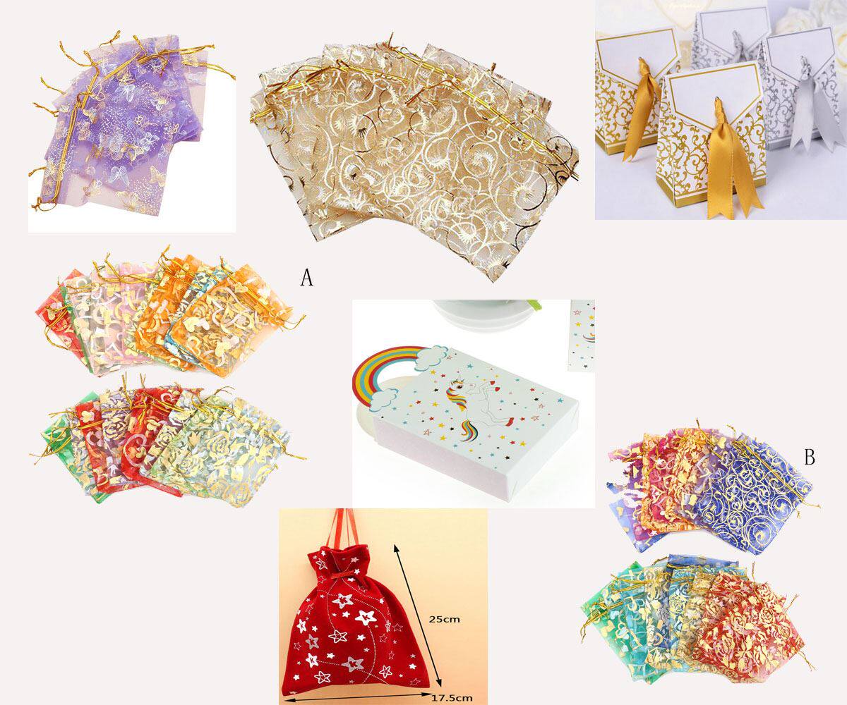 jewelry gift crafts pack supplies organza bags wedding candy