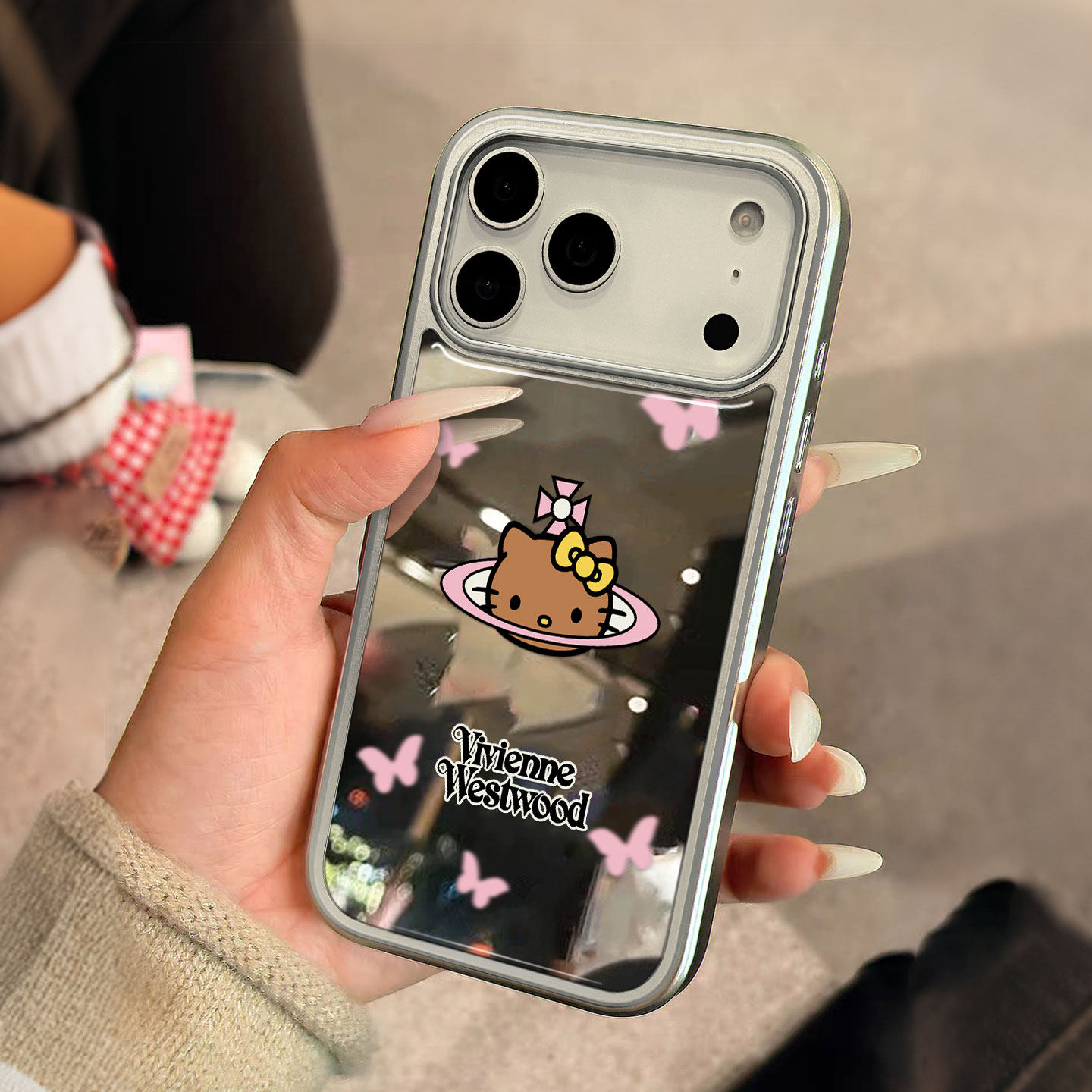 【西太后kitty镜面】苹果保护套