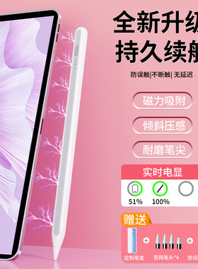 gomi适用华为平板手写笔matepad11电容笔matepadpro12.2触屏笔se二代pencil磁吸air12触控笔11.5s防误触2023