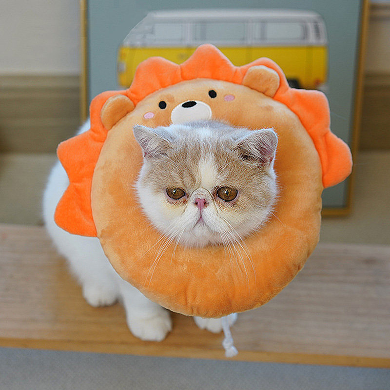 卡通围脖 防舔防咬 柔软舒适