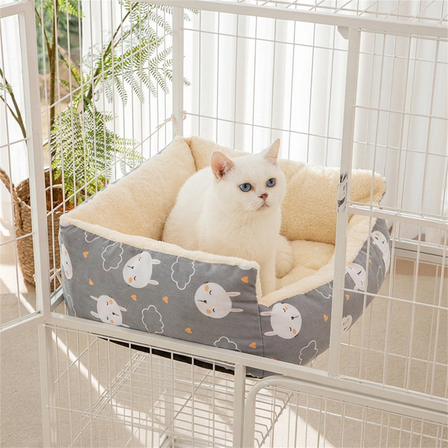 可固定猫笼猫窝笼子专用平台窝猫咪踩奶窝加厚猫冬季保暖四季通用