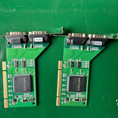 MOXA摩莎CP-102U串口卡 2 Port RS232可邮寄维修  翻新