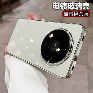 高端钢化玻璃适用于华为的mate70pro+手机壳新款女mate50高级感mate60pro全包镜头mt40pro防摔p60保护套外壳