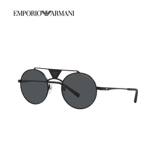 阿玛尼墨镜男士 防紫外线防蓝光圆脸太阳镜女高街潮0EA2120