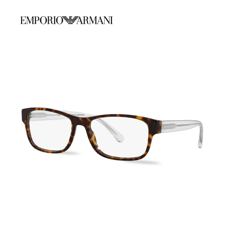 阿玛尼枕形男款简约光学眼镜