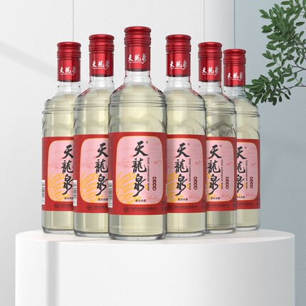 天龙泉22度特醇低度酒整箱包邮广西粮食米香口味500mL*6 旗舰店