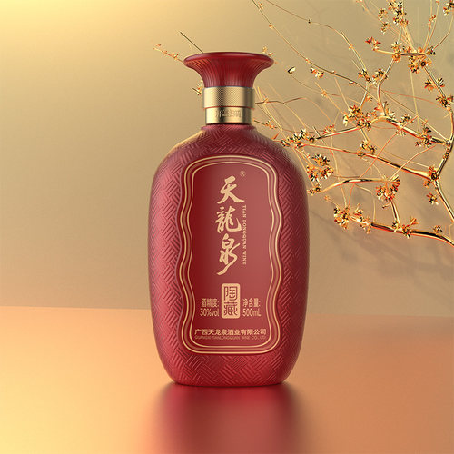 天龙泉30度陶藏宴席用酒整箱低度酒瓶装酒水 500mL*6 官方旗舰店