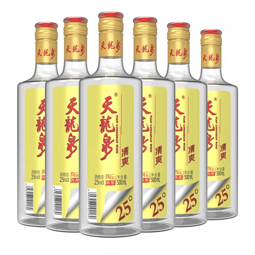 天龙泉米香风格清爽25度酒